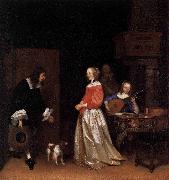 The Suitors Visit Gerard ter Borch the Younger